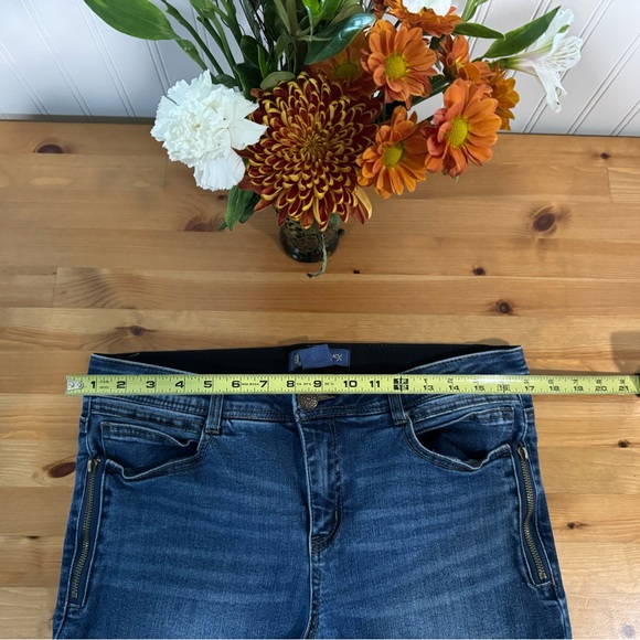 Democracy Ab Solution Skinny Ankle Blue Jeans Size 12 - Picture 5 of 8